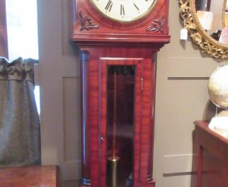 Fine William IV Period Flame Mahogany Regulator Clock - Image 3