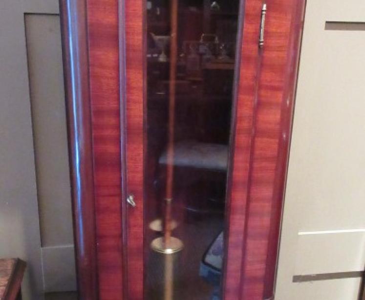 Fine William IV Period Flame Mahogany Regulator Clock - Image 5