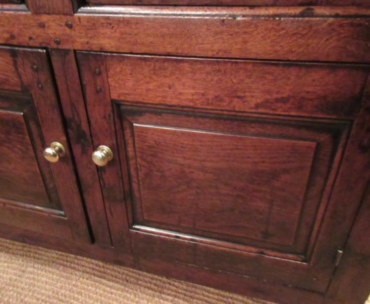 Superb George I Period Oak Two Drawer Dresser - Image 5