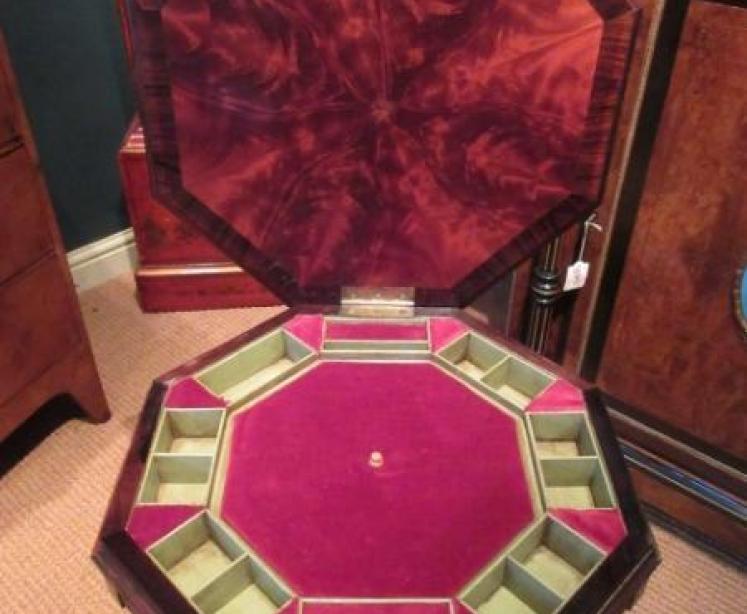 Stunning William IV Period Rosewood Work Table - Image 2