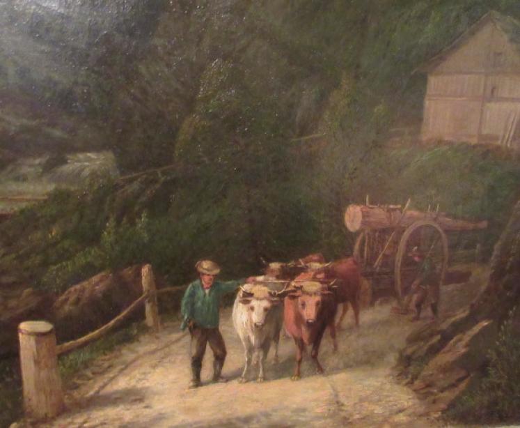Impressive 19th Century Scottish Oil on Canvas - Image 2