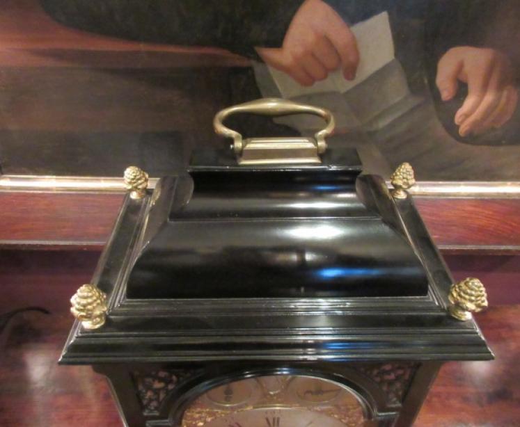 Fine George II Period London Ebonised Bracket Clock - Image 4