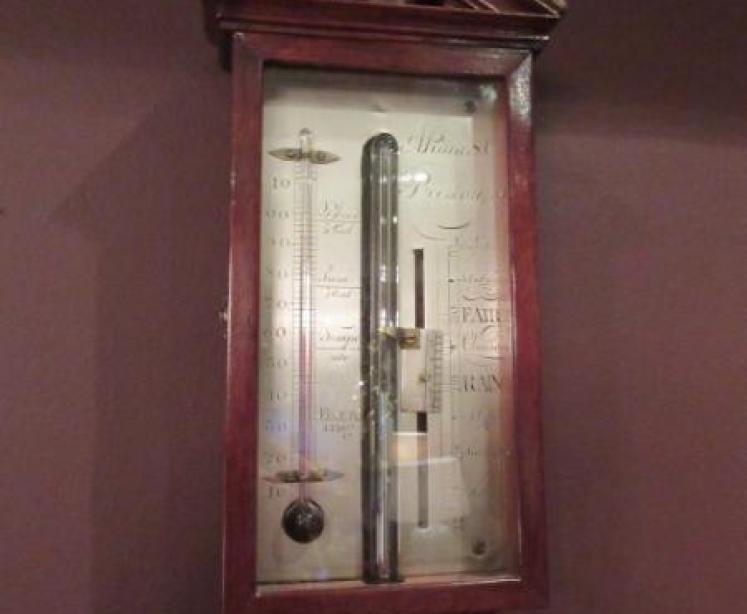 George III Period Inlaid Preston Stick Barometer - Image 1