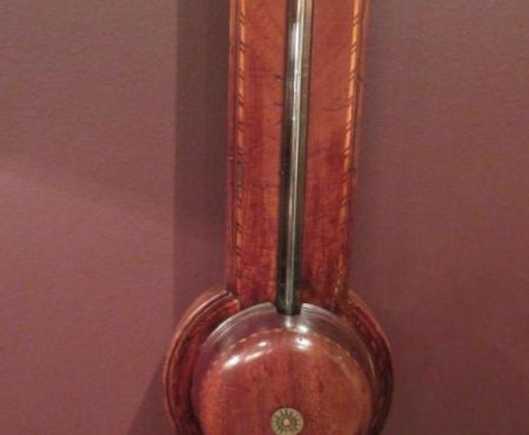 George III Period Inlaid Preston Stick Barometer - Image 5