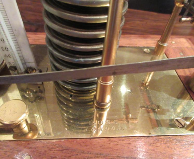 Top Quality Victorian Walnut Cased London Barograph - Image 4