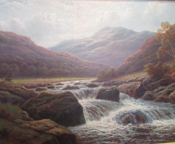 Outstanding Victorian William Mellor Oil on Canvas Painting - Image 2