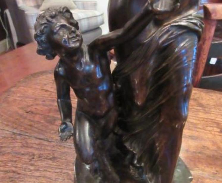 19th Century French Bronze Sculpture of Bacchante - Image 2