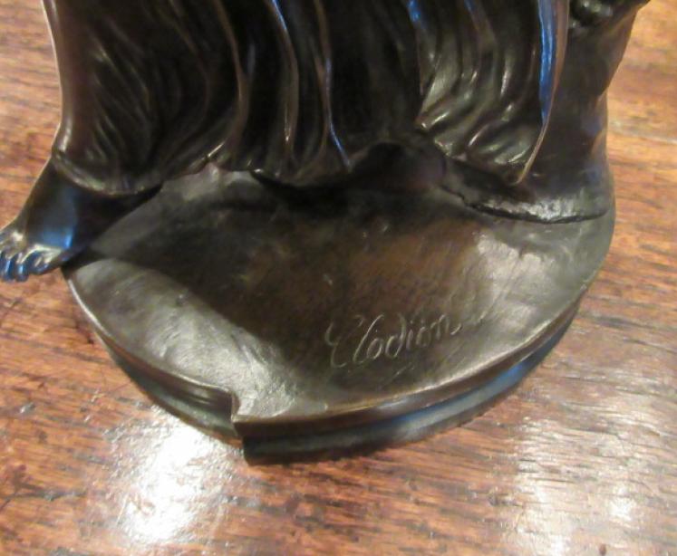 19th Century French Bronze Sculpture of Bacchante - Image 4