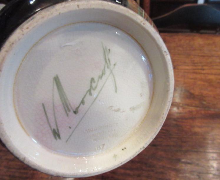 Art Nouveau Period Moorcroft Spanish Tall Vase - Image 4