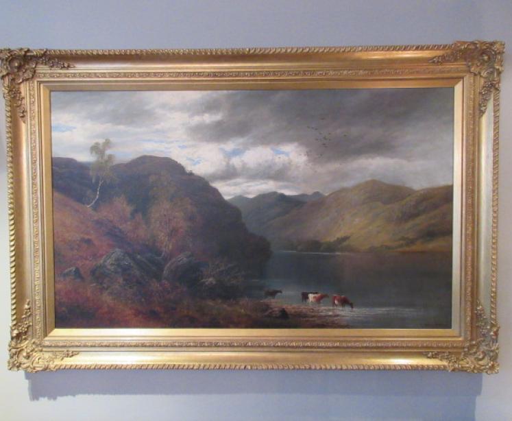 Stunning Large William Mellor Oil on Canvas Painting - Image 1