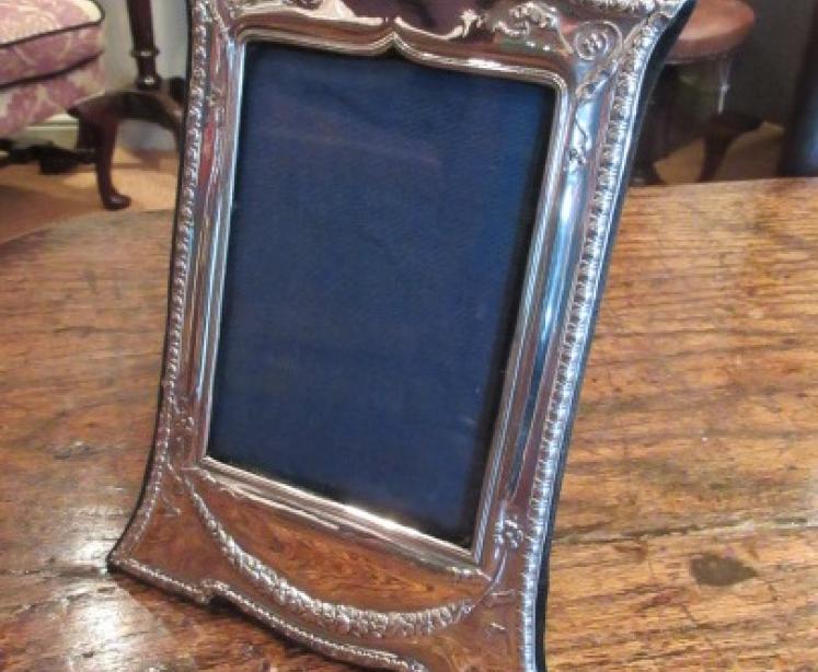 Edwardian Period Silver Classical Style Photo Frame - Image 1