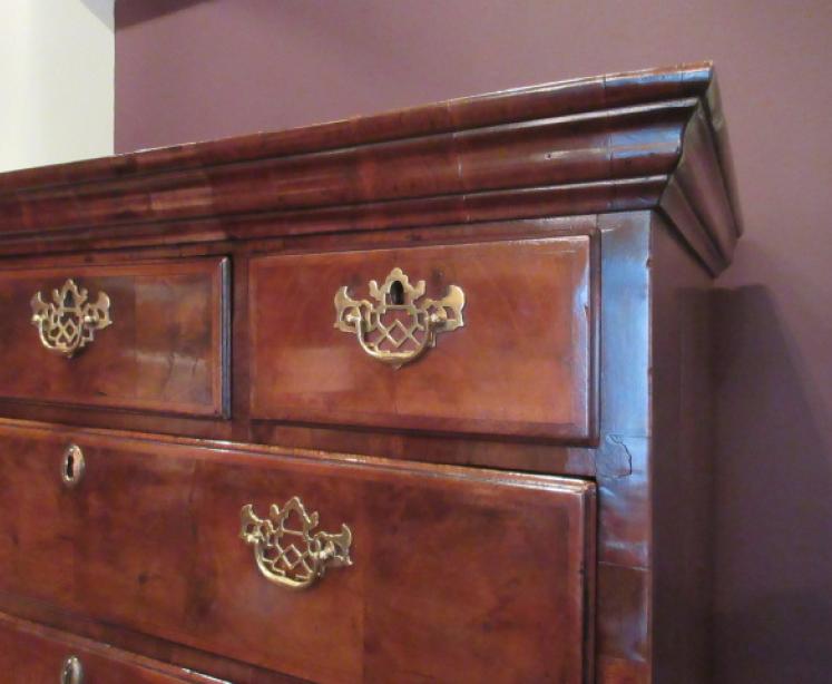 Stunning George II Period Walnut Chest on Chest - Image 3