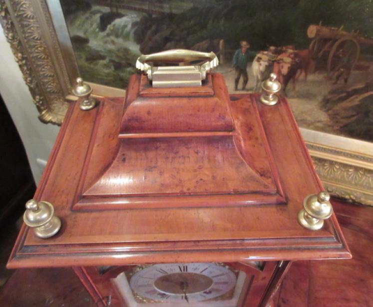 Superb 19th Century Walnut Ting-Tang Bracket Clock - Image 4