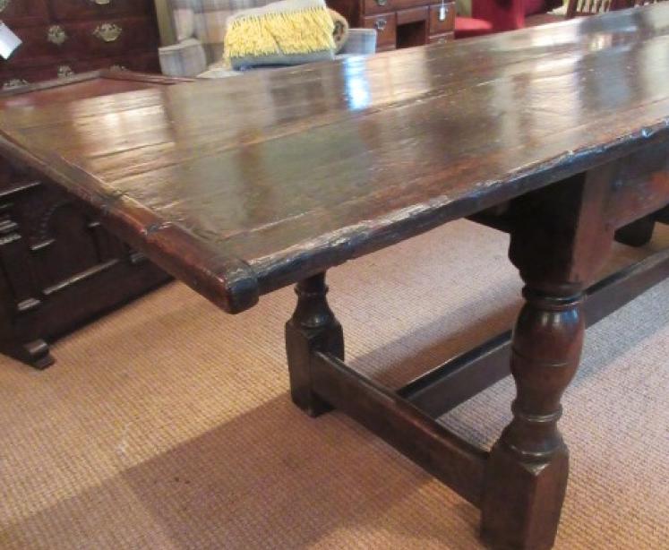 Superb George I Period Oak Refectory Table - Image 5