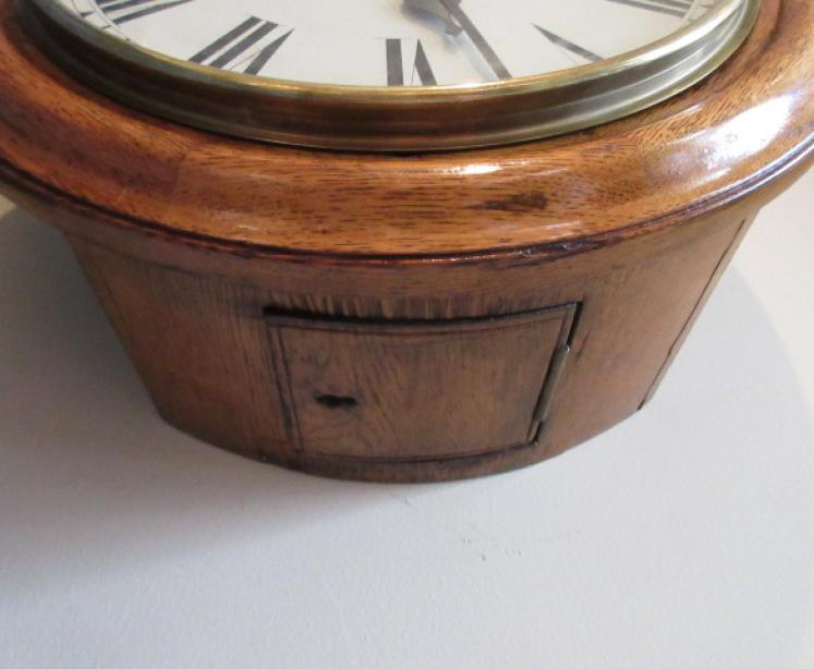 Late 19th Century Fusee 'Ashton Tramways' Wall Clock - Image 5