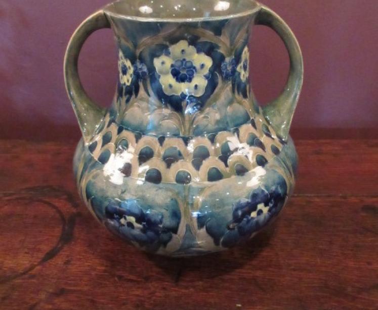 Large Moorcroft Florian Ware Twin Handled Vase - Image 1