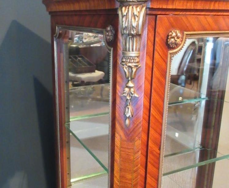 Outstanding 19th Century Kingwood Vitrine Cabinet - Image 2