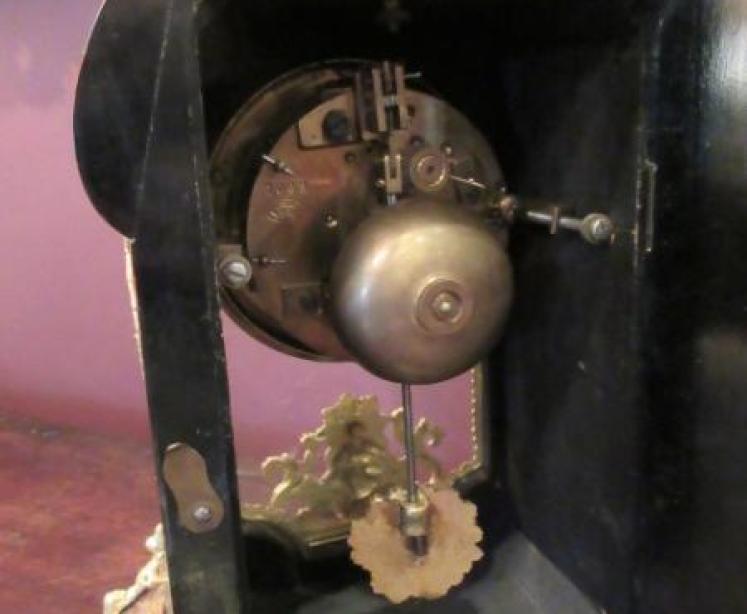 Impressive Mid Victorian Boulle Mantel Clock - Image 4