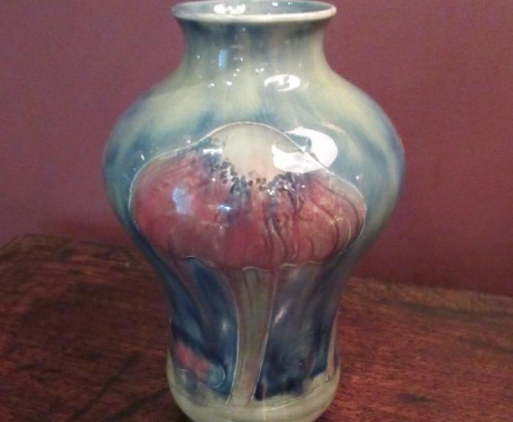 Superb Art Nouveau Moorcroft Claremont Shaped Vase - Image 1