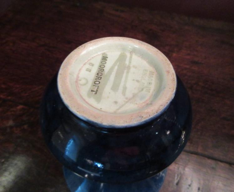 Moorcroft Moonlit Blue Flared Neck Vase - Image 3