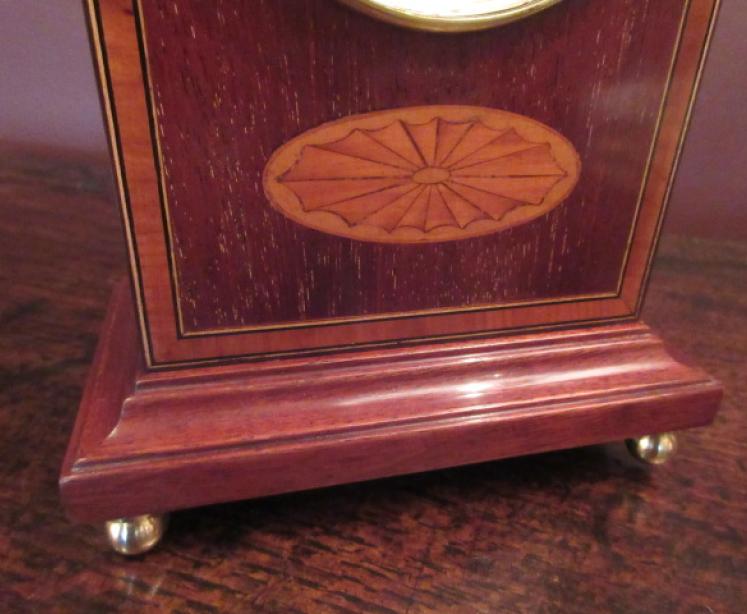 Top Quality Edwardian Inlaid Mantel Top Barometer - Image 3