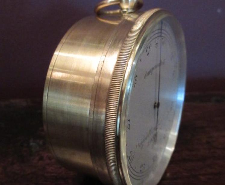 Large Victorian Negretti & Zambra Pocket Barometer - Image 5
