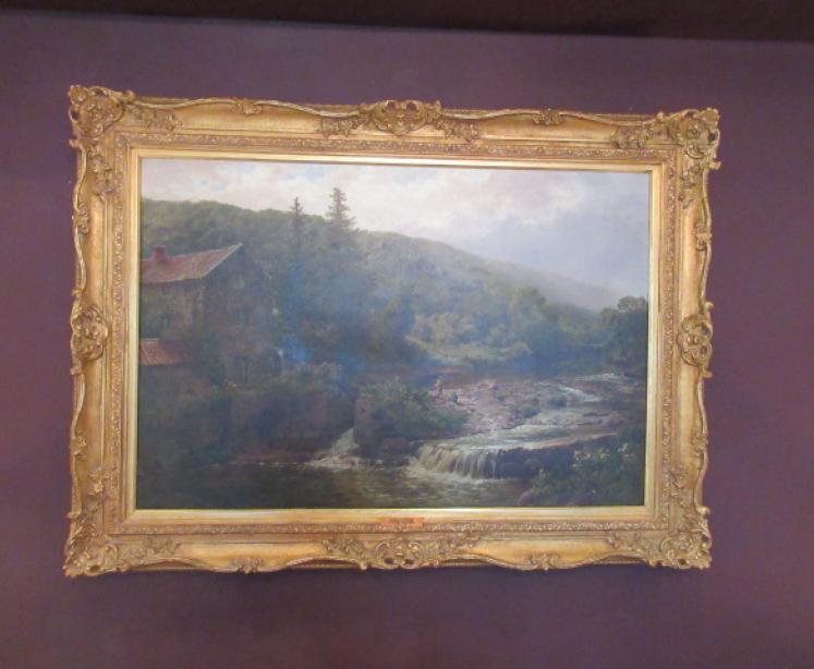 Fine 19th Century Oil 'Mill at Kirkdale' Painting - Image 1