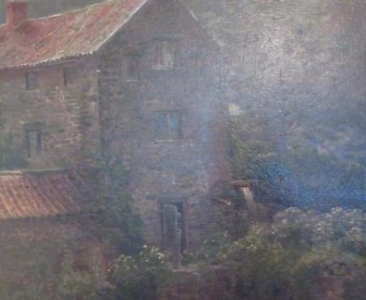 Fine 19th Century Oil 'Mill at Kirkdale' Painting - Image 3