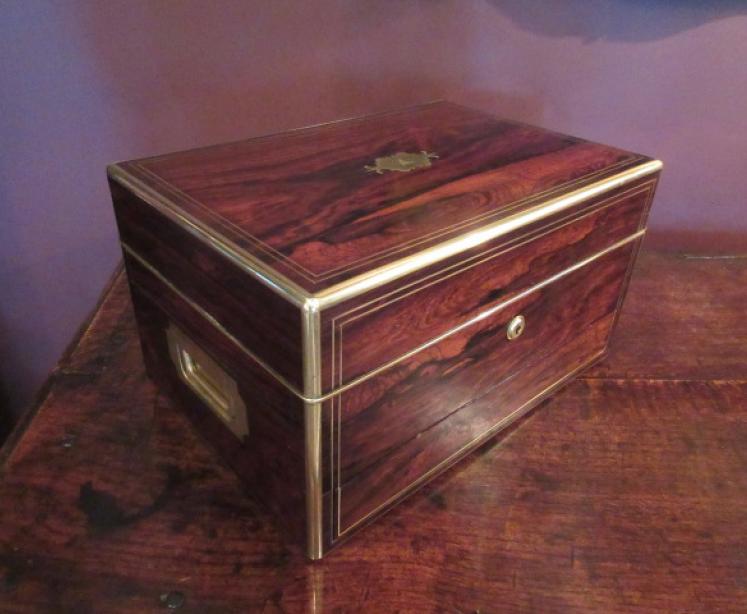 High Quality Mid Victorian Coromandel Jewellery Box - Image 3