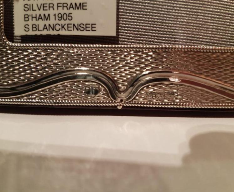 Silver Art Nouveau Frame - Image 3