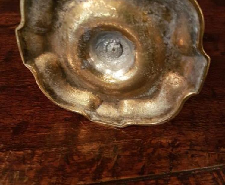 George III Petal Base Candlesticks - Image 2