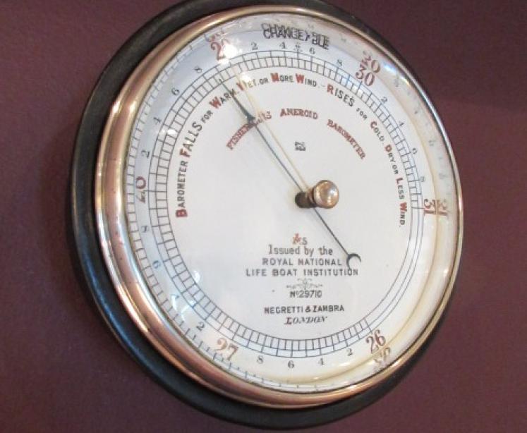 Rare Victorian Negretti & Zambra Fisherman's RNLI Barometer - Image 1