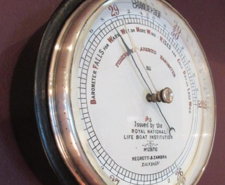 Rare Victorian Negretti & Zambra Fisherman's RNLI Barometer - Image 2