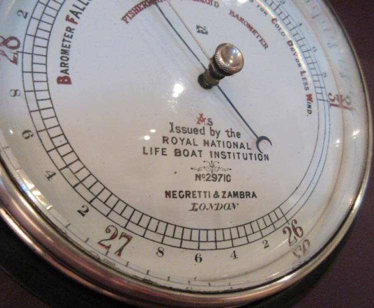 Rare Victorian Negretti & Zambra Fisherman's RNLI Barometer - Image 4