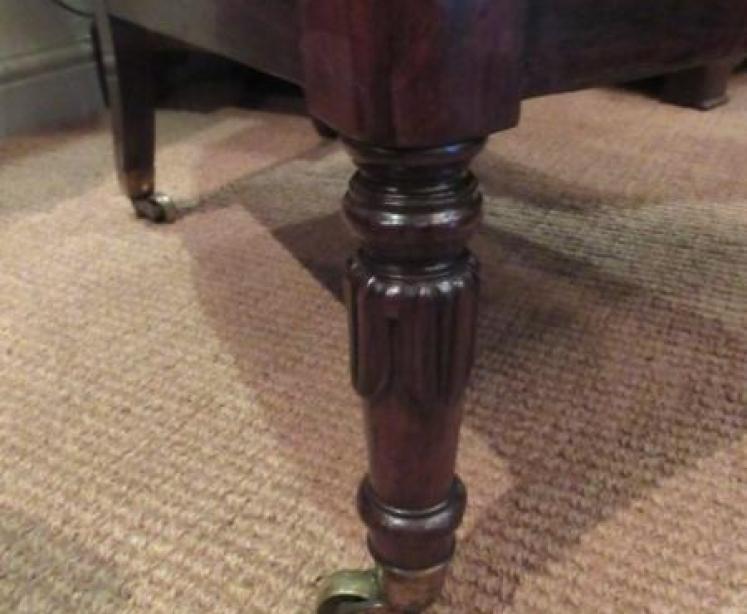 Top  Quality Regency Period Rosewood Open Armchair - Image 4