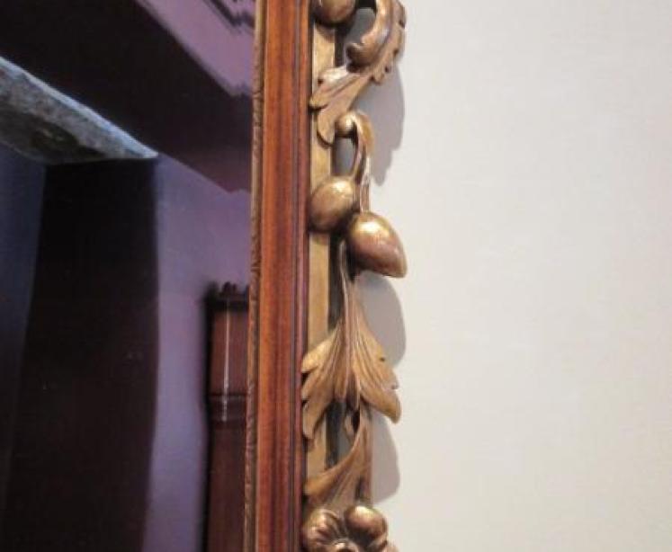Superb George III Period Walnut & Timber Gilt Mirror - Image 3