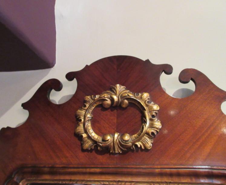 Superb George III Period Walnut & Timber Gilt Mirror - Image 5