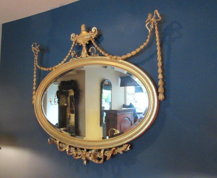Fine Regency Period Plaster & Timber Gilt Mirror - Image 5