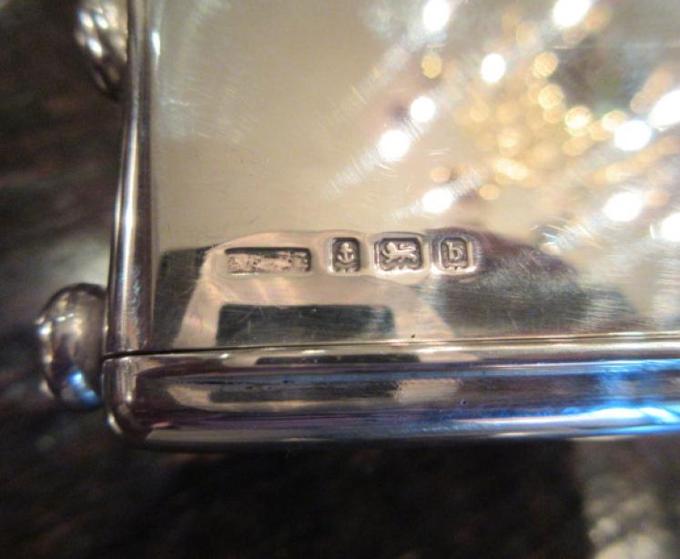 Miniature Edwardian Period Solid Silver Carriage Clock - Image 5