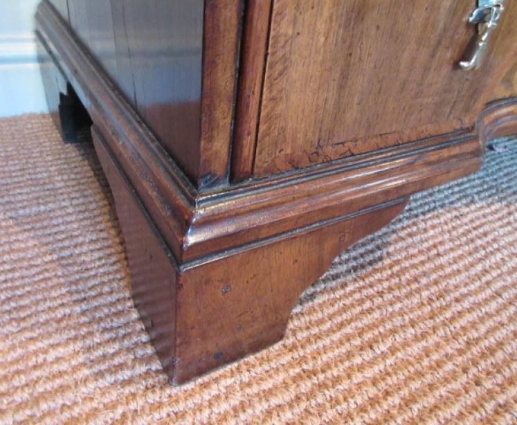 Small George I Period Walnut Inlaid Sunburst Chest - Image 5