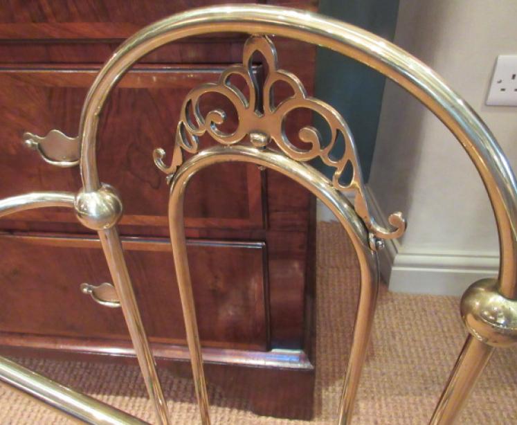 Art Nouveau Brass & Cast Iron Stick Stand - Image 3