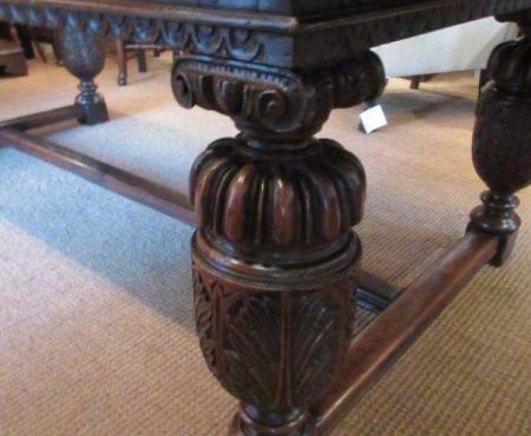 Stunning George II Period Oak Refectory Table - Image 3