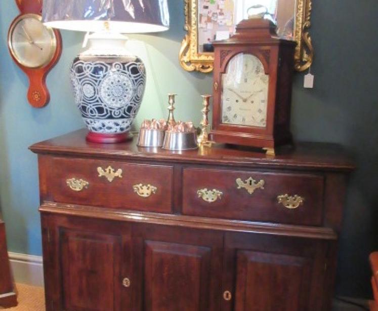 Small George II Period Oak Cupboard Dresser - Image 1