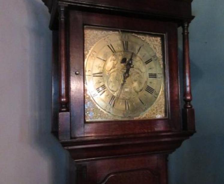 George III Period 'Penny' Moon Kendal Longcase Clock - Image 1