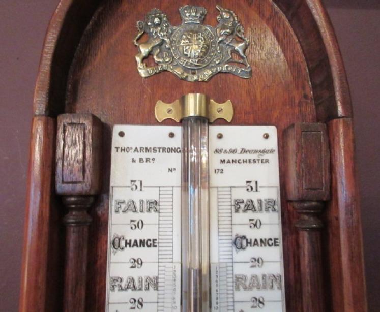 Late 19th Century Manchester Admiral Fitzroy Barometer - Image 2