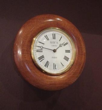 Victorian Station Master's Kay's of Paris Wall Clock