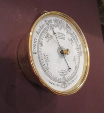 Mid Victorian Manchester Marine Barometer