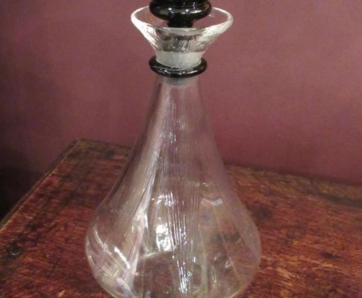 Rene Lalique 'Selestat' Clear Glass Decanter - Image 1