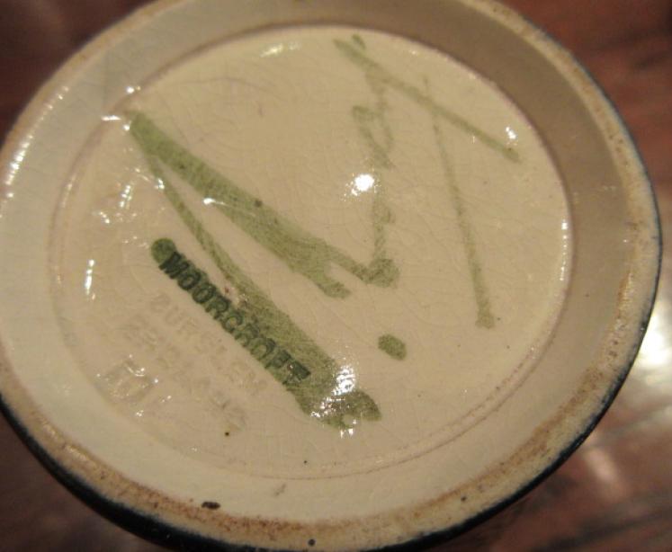 Moorcroft Pansy Pattern Tall Vase - Image 4