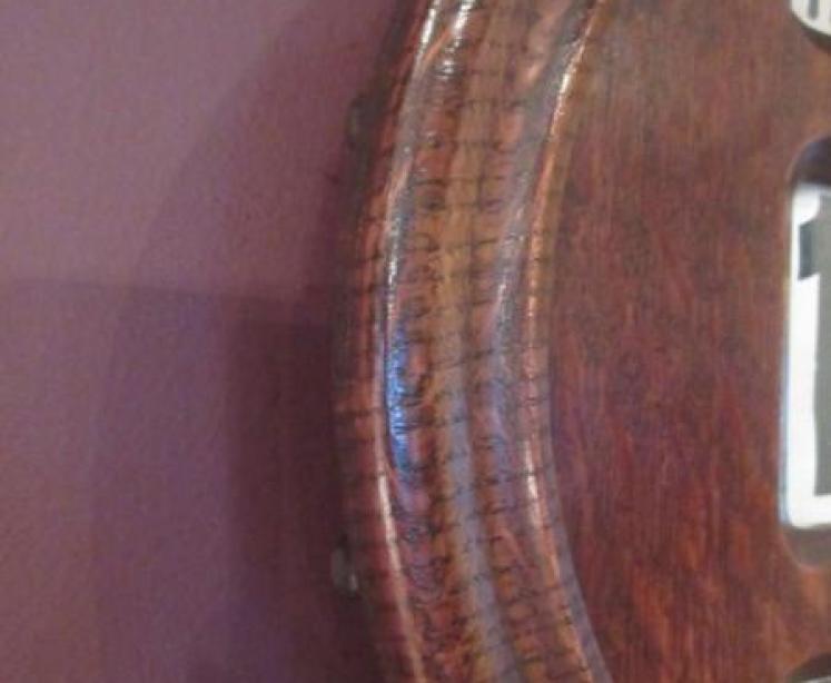 Large Victorian Polished Oak Wall Calendar - Image 3